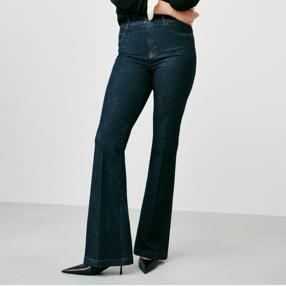 SPANXshape EveryWear Flare Jeans - Dark Indigo - NWOT